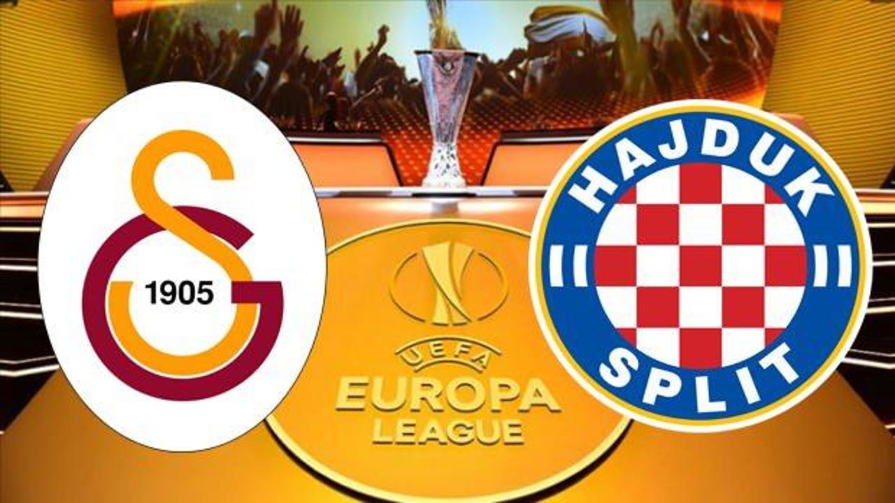 Galatasaray Hajduk Split maçı canlı izle | UEFA Galatasaray maçını veren şifresiz kanallar!