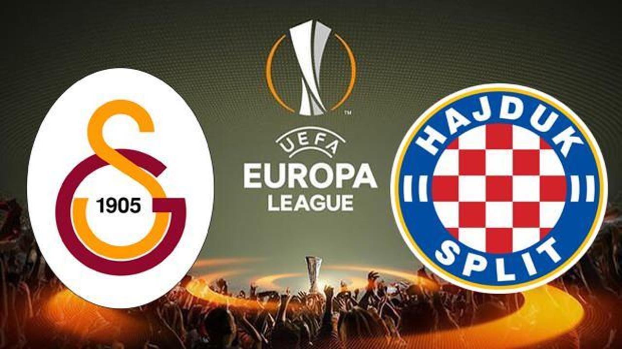 Galatasaray Hajduk Split maçı saat kaçta? UEFA Avrupa Ligi 3. ön eleme maçı hangi kanalda?