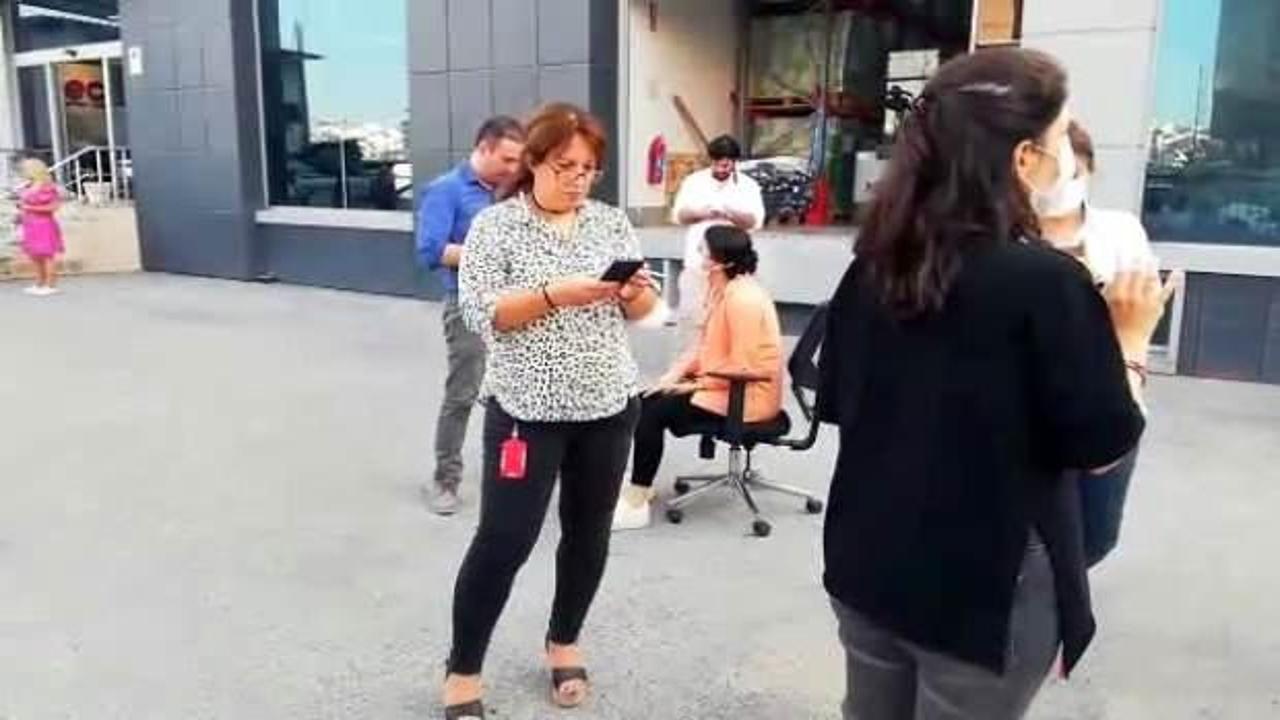 İstanbul'da hissedilen 4.2 b&uuml;y&uuml;kl&uuml;ğ&uuml;ndeki deprem kameralara yansıdı