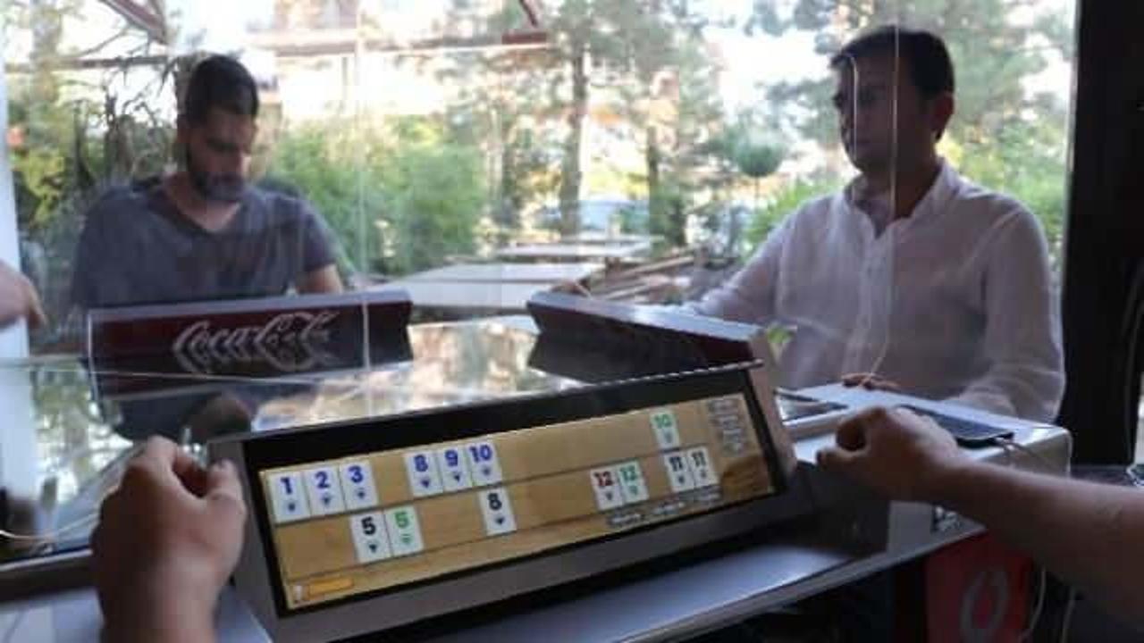 Koronavirüs önlemli dijital oyun masası üretti