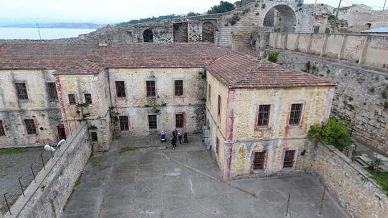 Sinop'taki tarihi cezaevinde 'Roma dönemi' kitabeleri bulundu