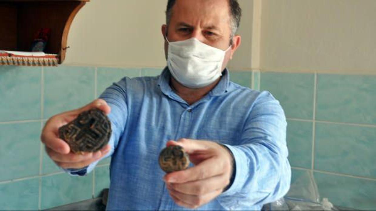 Yalova'da 900 yıllık ekmek mührü bulundu