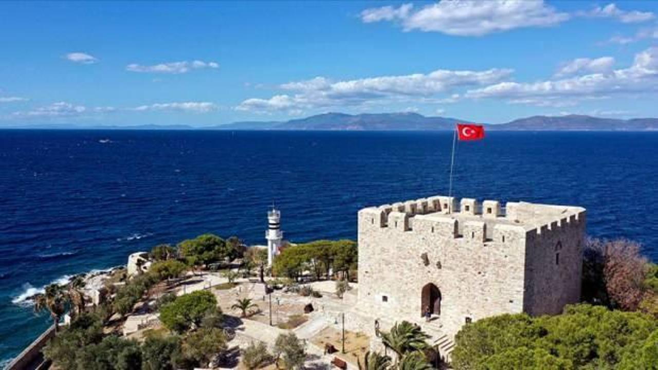 Barbaros Hayrettin Paşa'nın mirası kale turistlerden ilgi görüyor