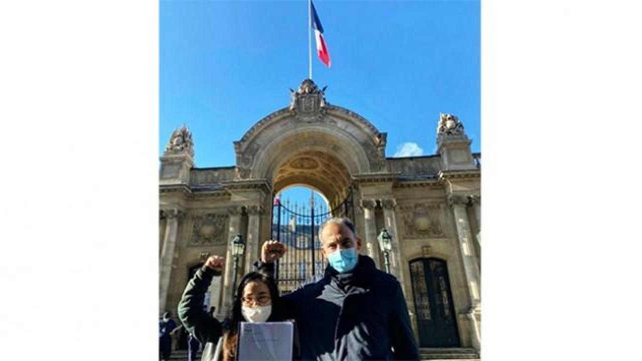 Fransa’da Uygur Türkleri için farkındalık kampanyası başlatıldı