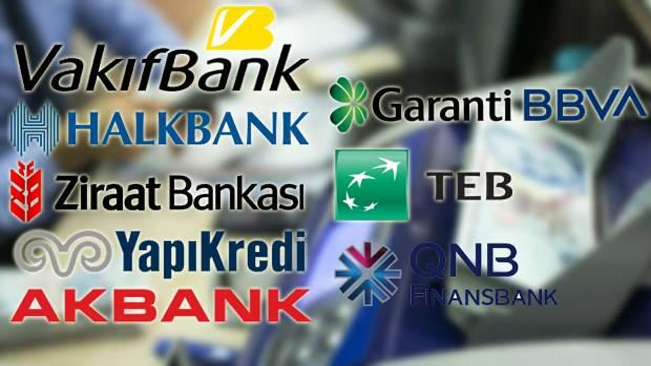 Kredi faiz oranları değişti: Ziraat, VakıfBank, HalkBank, Garanti, İş Bankası, TEB...