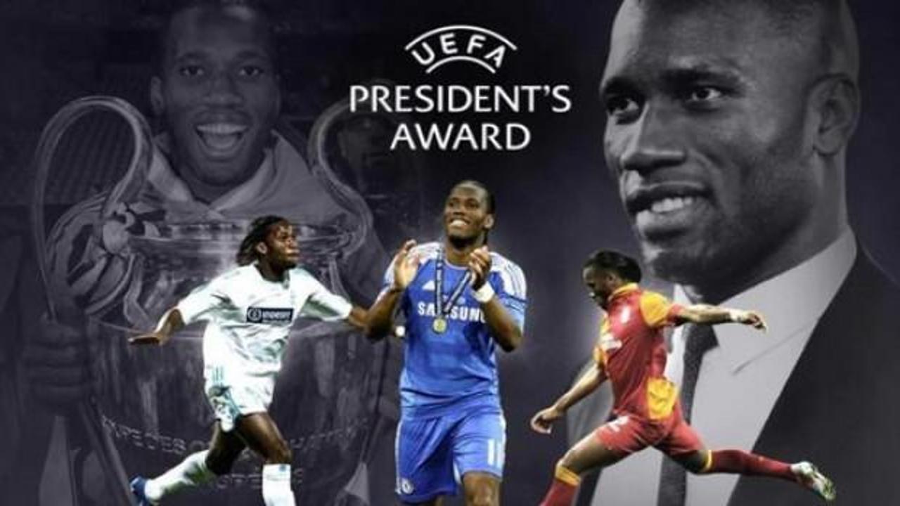 UEFA'dan Didier Drogba ödül