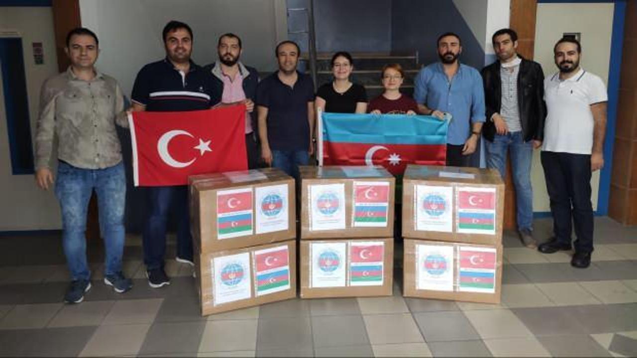 Milliyetçi Hekimler Derneği'nden Azerbaycan'a tıbbi malzeme desteği