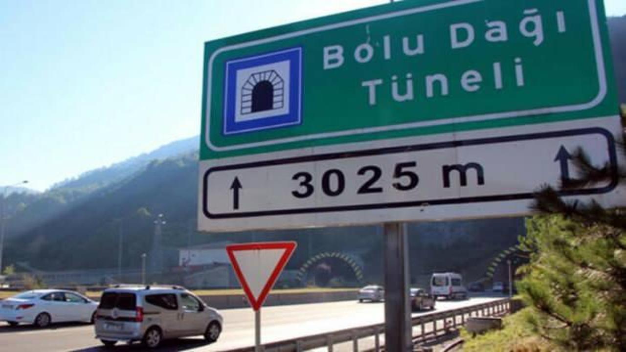 Bolu Dağı tünelinin Ankara yönü ulaşıma kapanıyor
