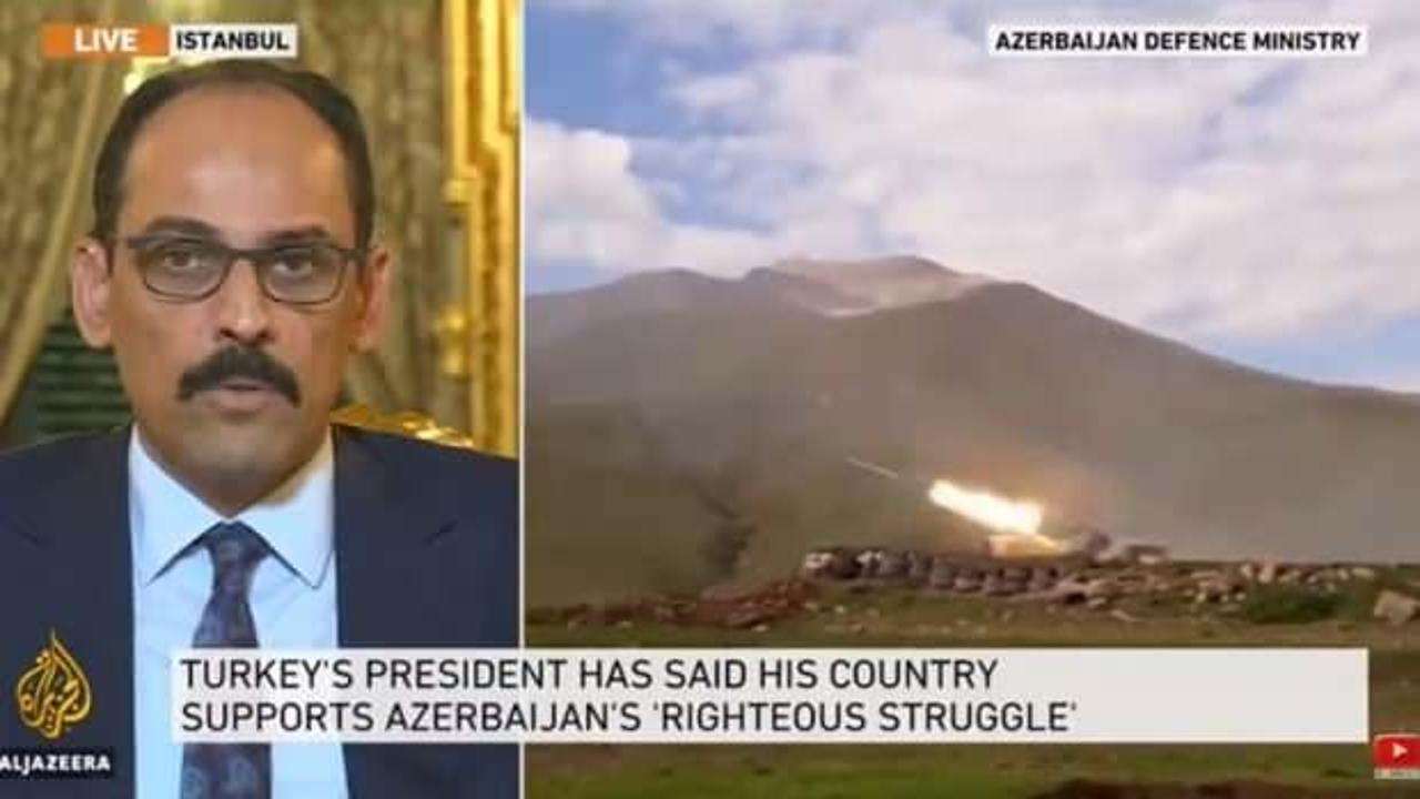 Cumhurbaşkanlığı Sözcüsü İbrahim Kalın, Al Jazeera televizyonuna konuştu!