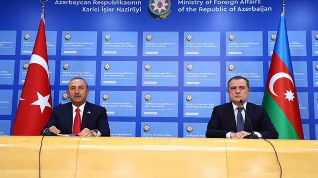 Dışişleri Bakanı Çavuşoğlu'ndan Azerbaycanlı mevkidaşı ile önemli görüşme