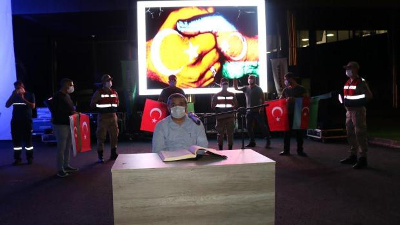 Diyarbakır&rsquo;da Azerbaycan&rsquo;ın zaferi i&ccedil;in Kur'an-ı Kerim okundu, dua edildi