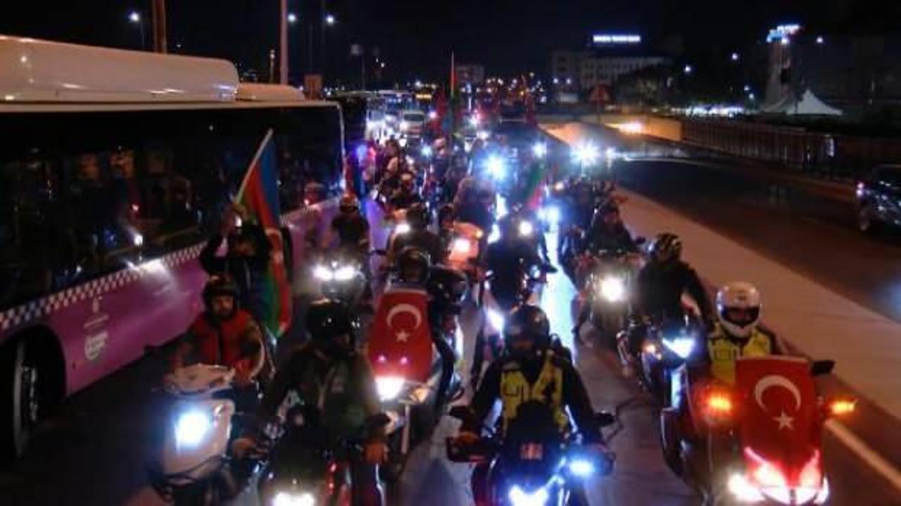 İstanbul'da İHH'dan Azerbaycan'a destek konvoyu