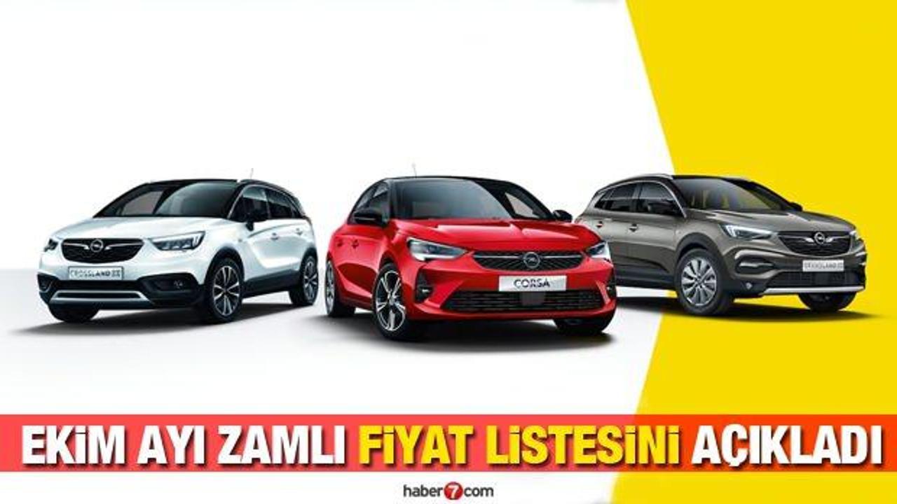 Opel Ekim ayında araçlarına zam yaptı! İşte yeni Corsa Astra Combo Insıgnıa fiyatları