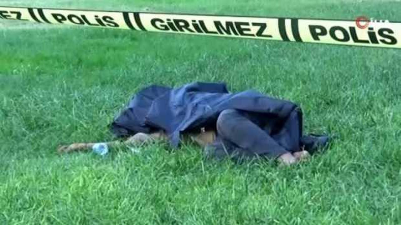 Parkta erkek cesedi bulundu