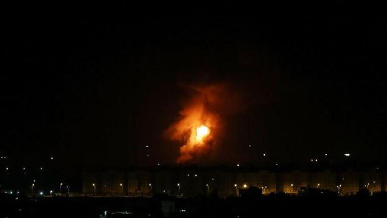 Terör devleti İsrail, Gazze'yi vurdu