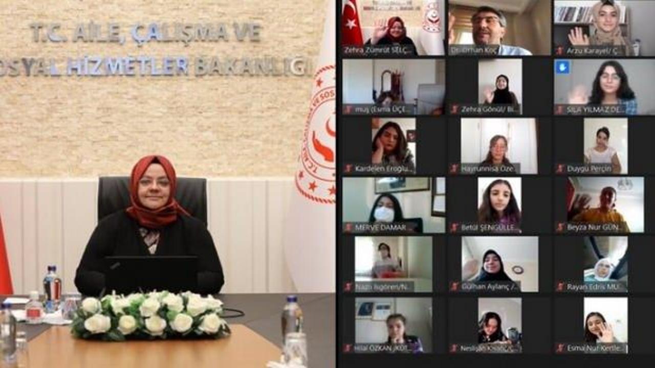 Bakan Zehra Zümrüt Selçuk 81 ilden kız çocuklarıyla görüştü