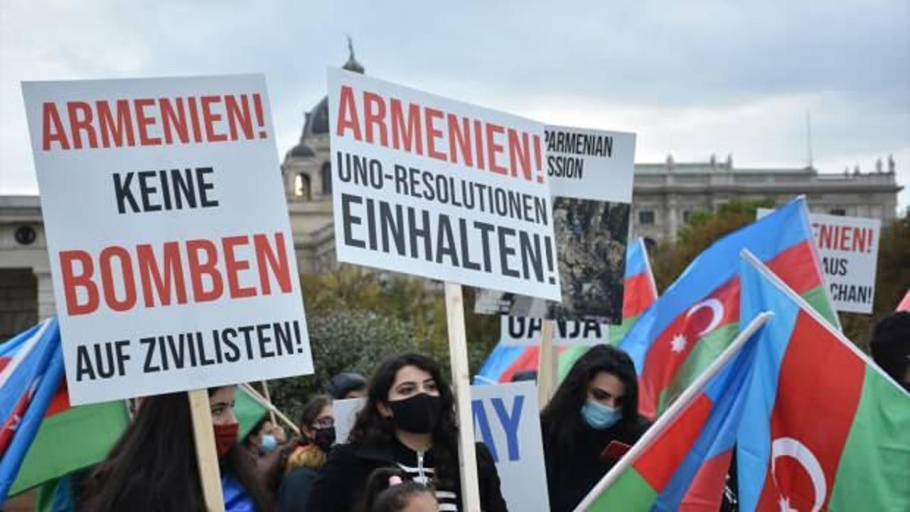 Almanya,İsviçre ve Avusturya'da Azerbaycan’a destek gösterisi düzenlendi