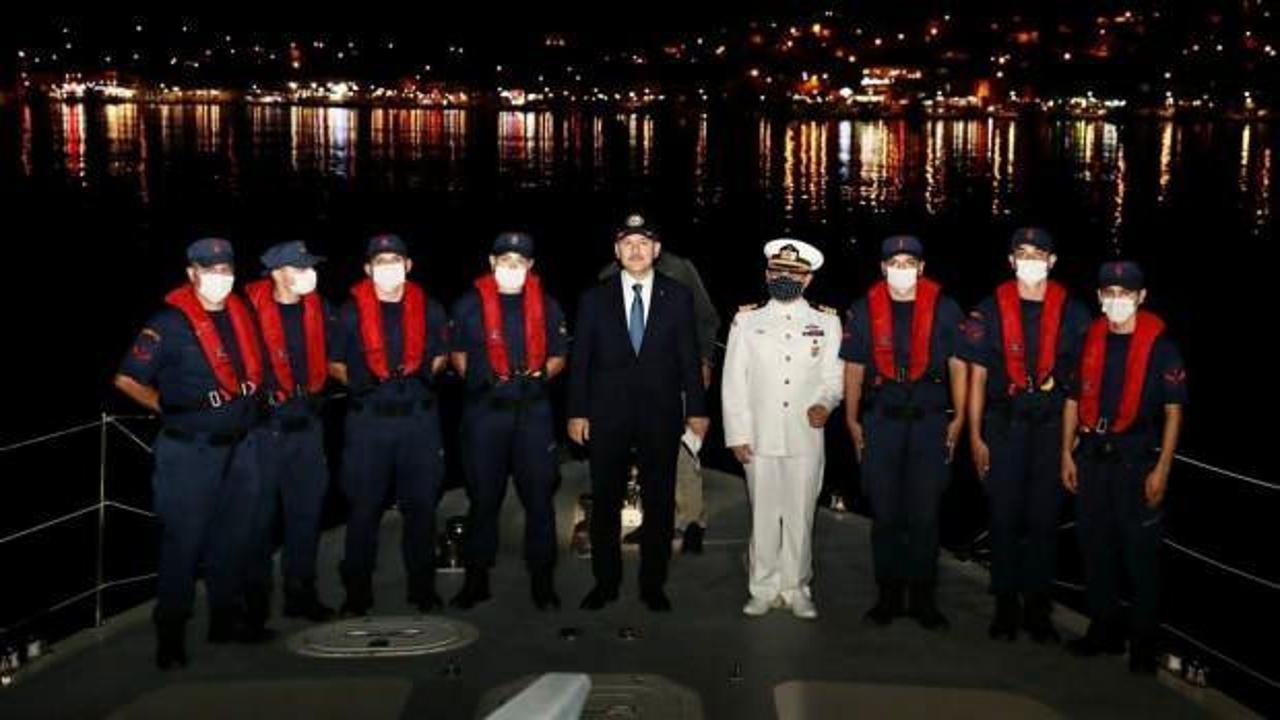 Bakan Soylu, Sahil Güvenlik ile Kuzey Ege’ye açıldı