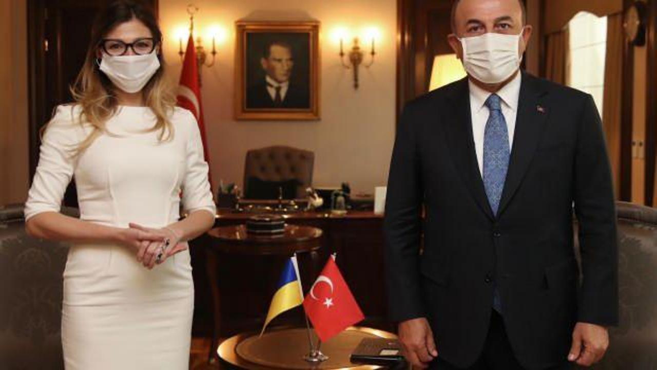 Dışişleri Bakanı Çavuşoğlu, Ukrayna Dışişleri Bakan Yardımcısı Ceppar'ı kabul etti