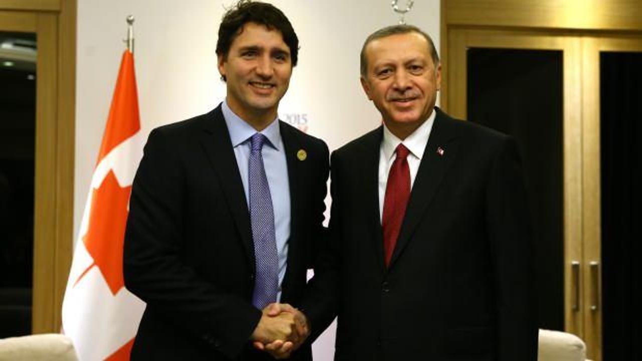 Son dakika: Erdoğan ve Trudeau arasında kritik görüşme