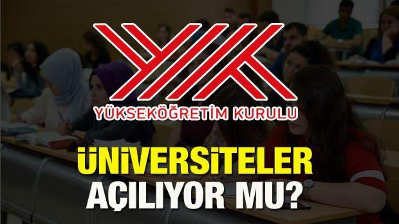 Üniversiteler açılacak mı? Cumhurbaşkanı Erdoğan’dan son dakika yüz yüze eğitim açıklaması!