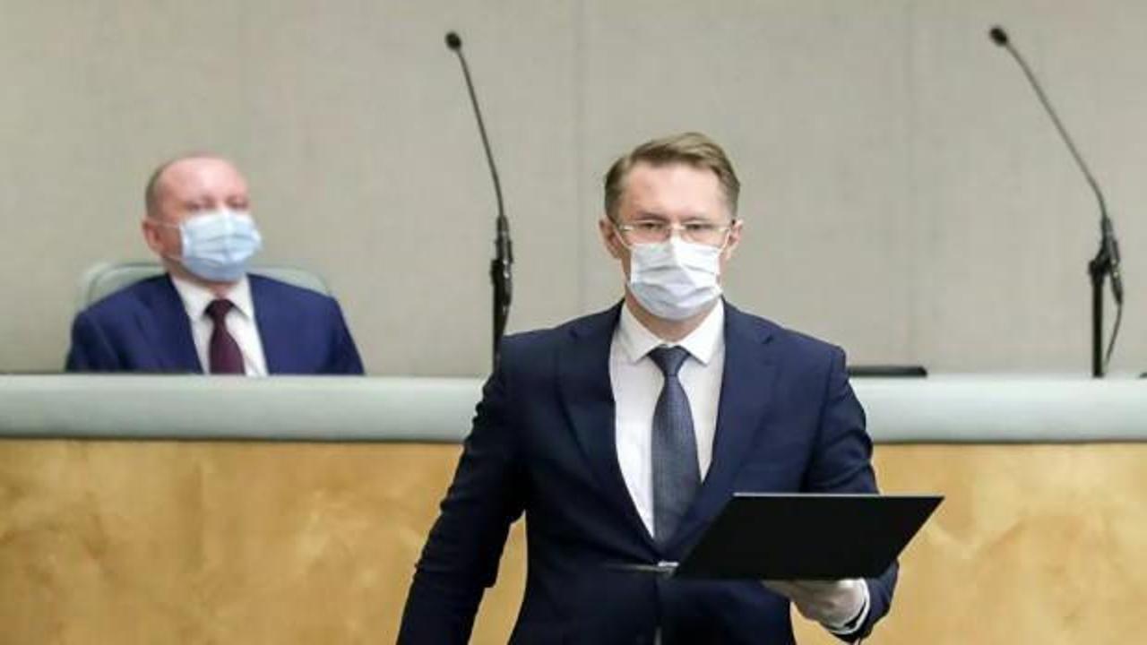 Aile üyesi koronavirüs pozitif çıkan Rusya Sağlık Bakanı karantinada