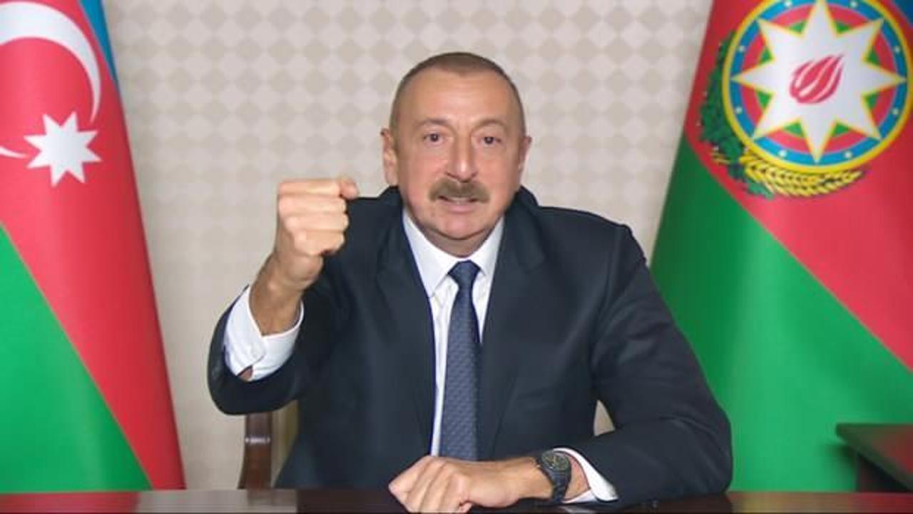 Azerbaycan ilerliyor! Aliyev'den son dakika açıklamaları