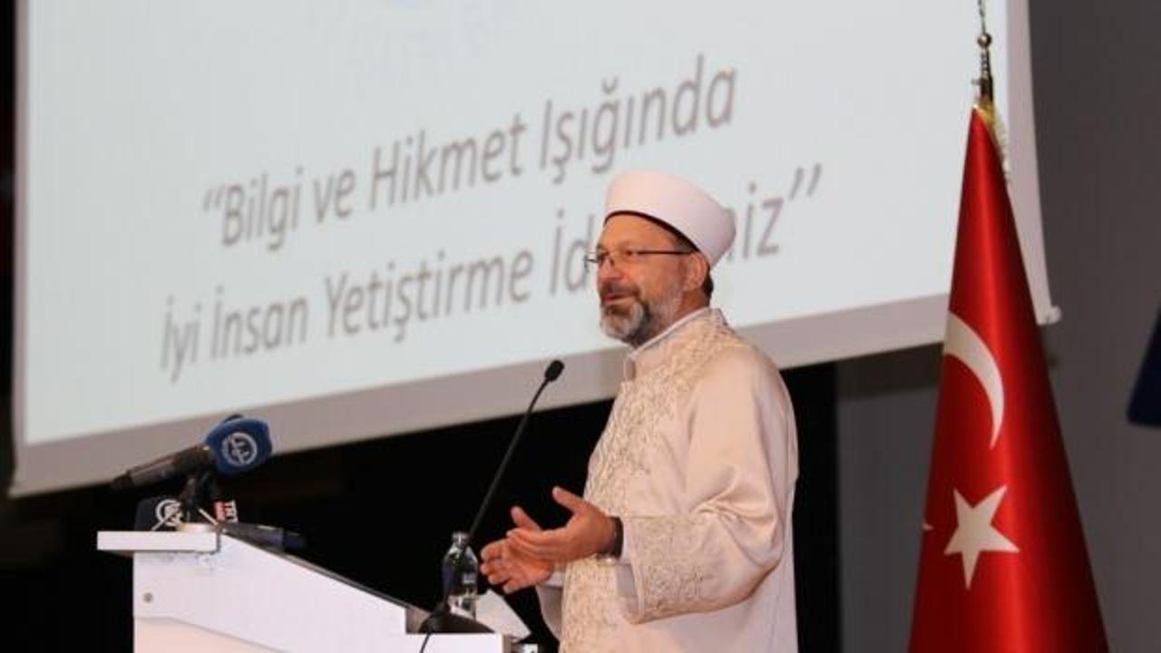 Diyanet İşleri Başkanı Ali Erbaş'tan Kur'an ve sünnet vurgusu