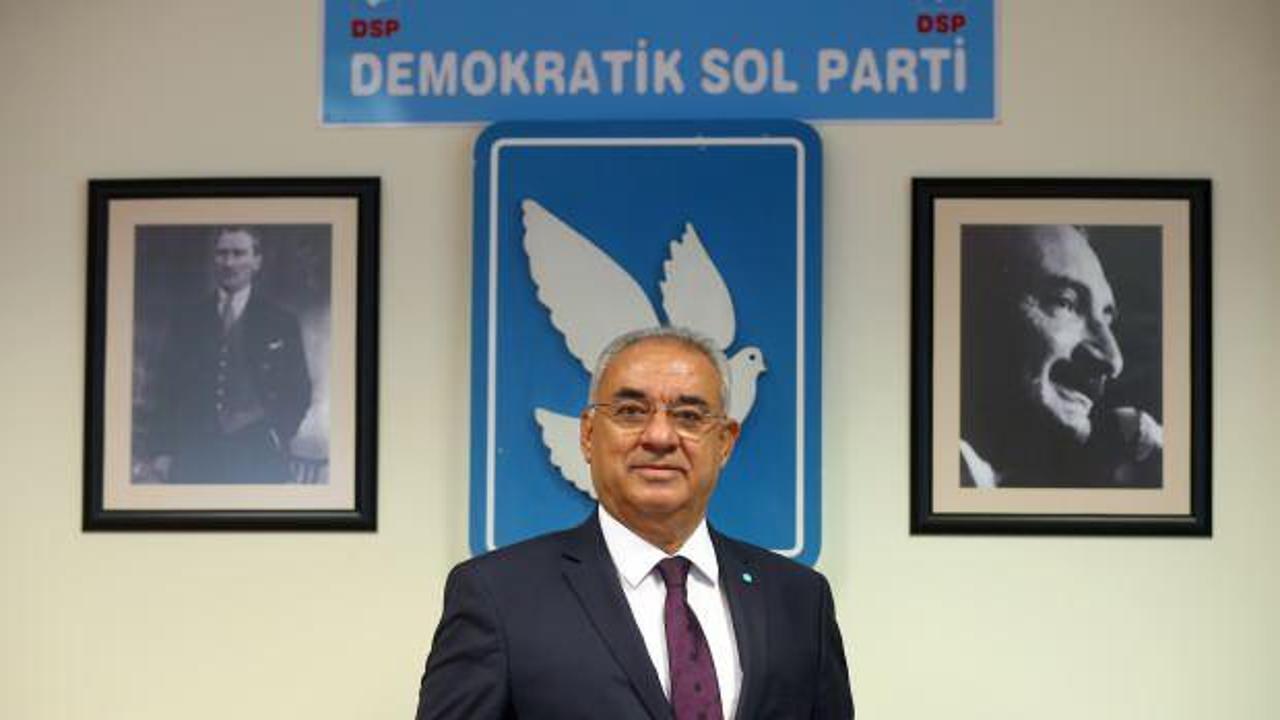 DSP Genel Başkanı Önder Aksakal gündemi AA'ya değerlendirdi