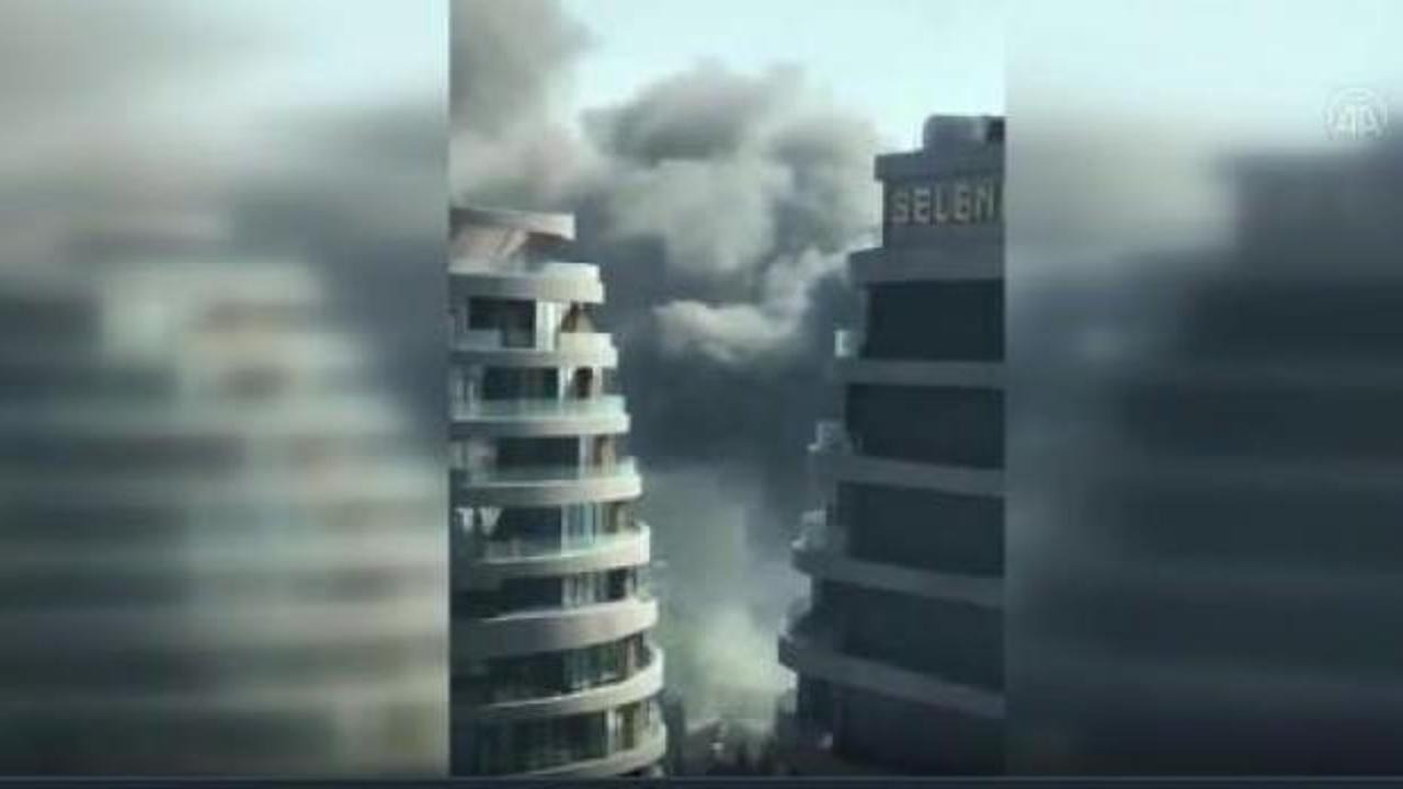 Atak&ouml;y'de korkutan yangın