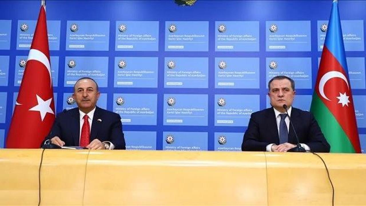 Çavuşoğlu, Azerbaycanlı mevkidaşı Bayramov'la Yukarı Karabağ'ı görüştü