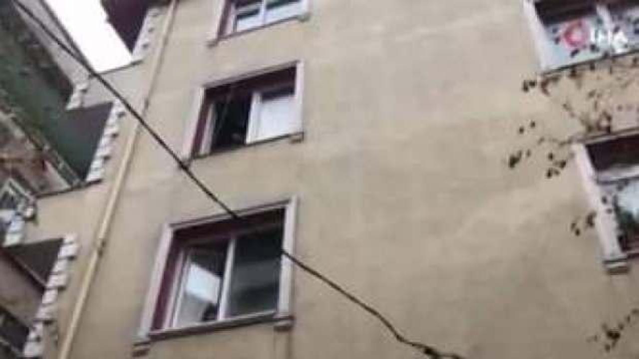 İstanbul'da hasar! Bina boşaltılıyor
