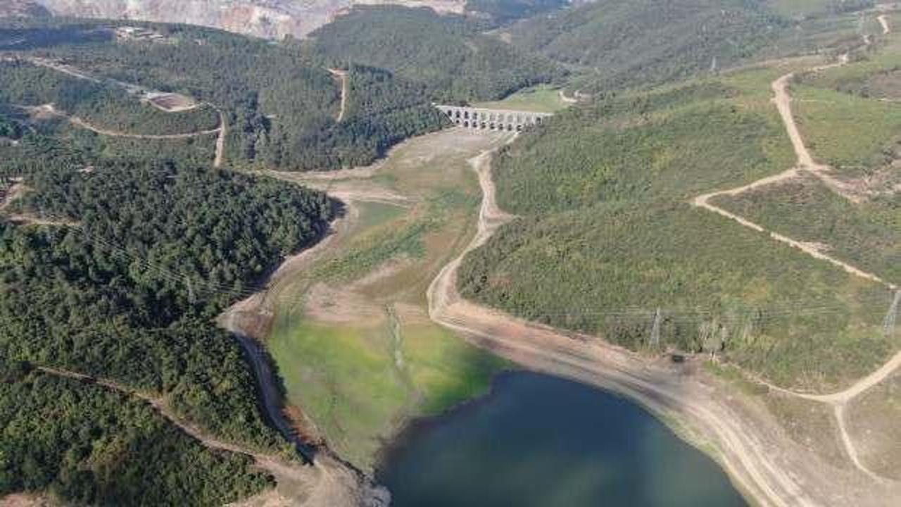 Sağanak yağış da fayda vermedi: Anadolu Yakası'nın kaynağı Ömerli Barajı alarm veriyor