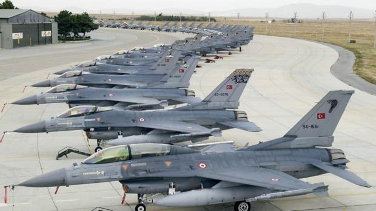 Türk F-16'ları bölge ülkeleri için ciddi bir uyarı!