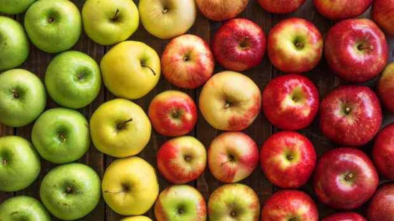 Sarı, yeşil ve kırmızı elmanın bilinmeyen faydaları ve besin değerleri...