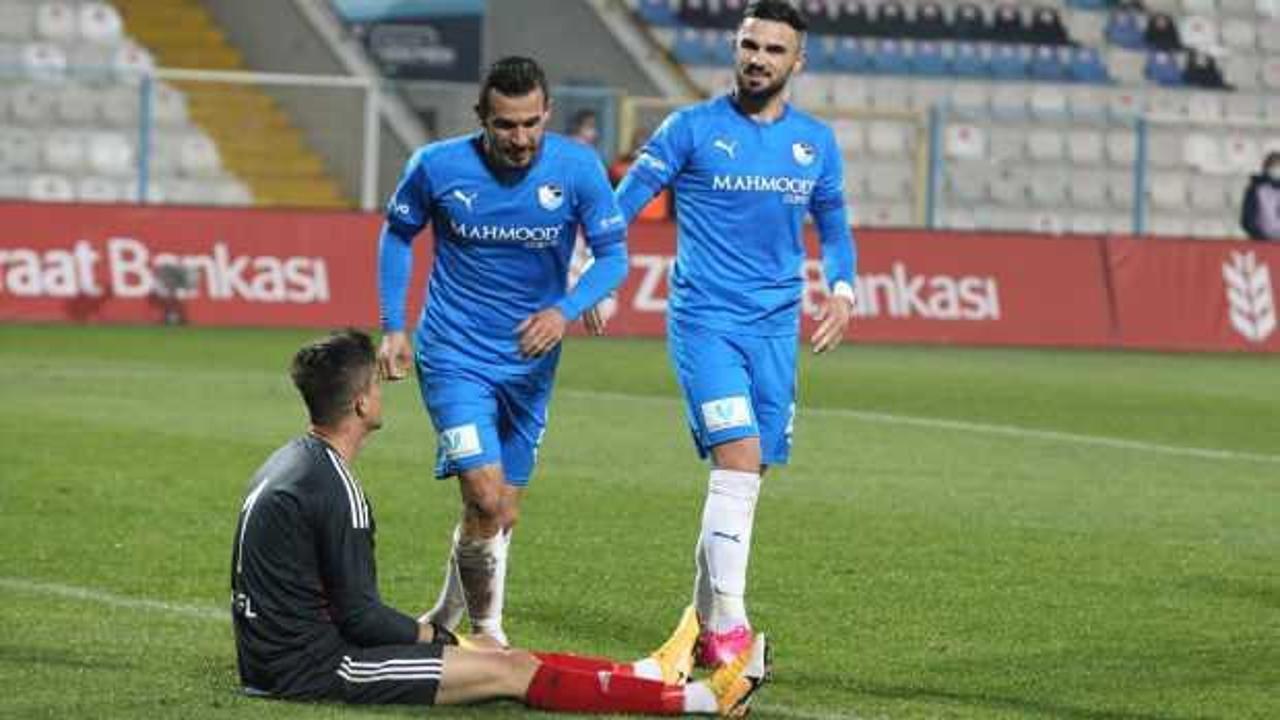Erzurumspor kupada gol oldu yağdı
