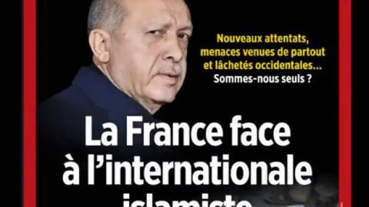 Fransız dergiden Türkiye düşmanlığı: Cumhurbaşkanı Erdoğan'ı hedef aldılar