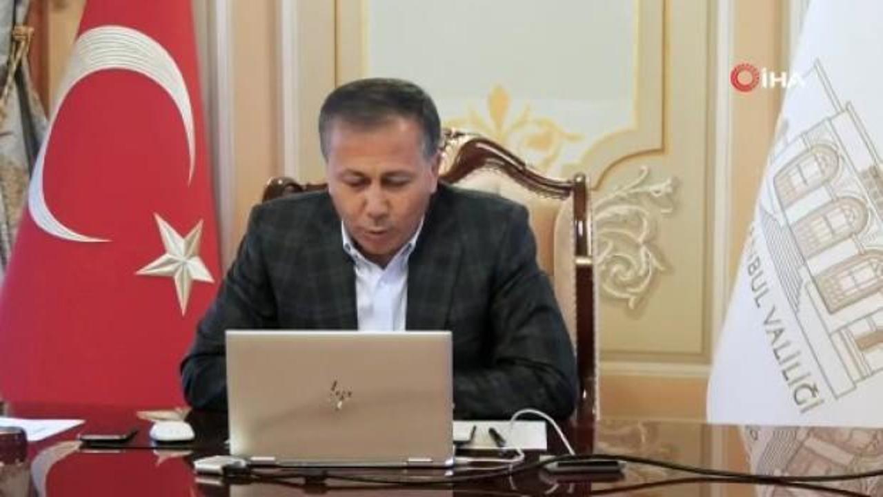 İstanbul Valisi Yerlikaya’dan belediye başkanlarıyla video konferanslı toplantı