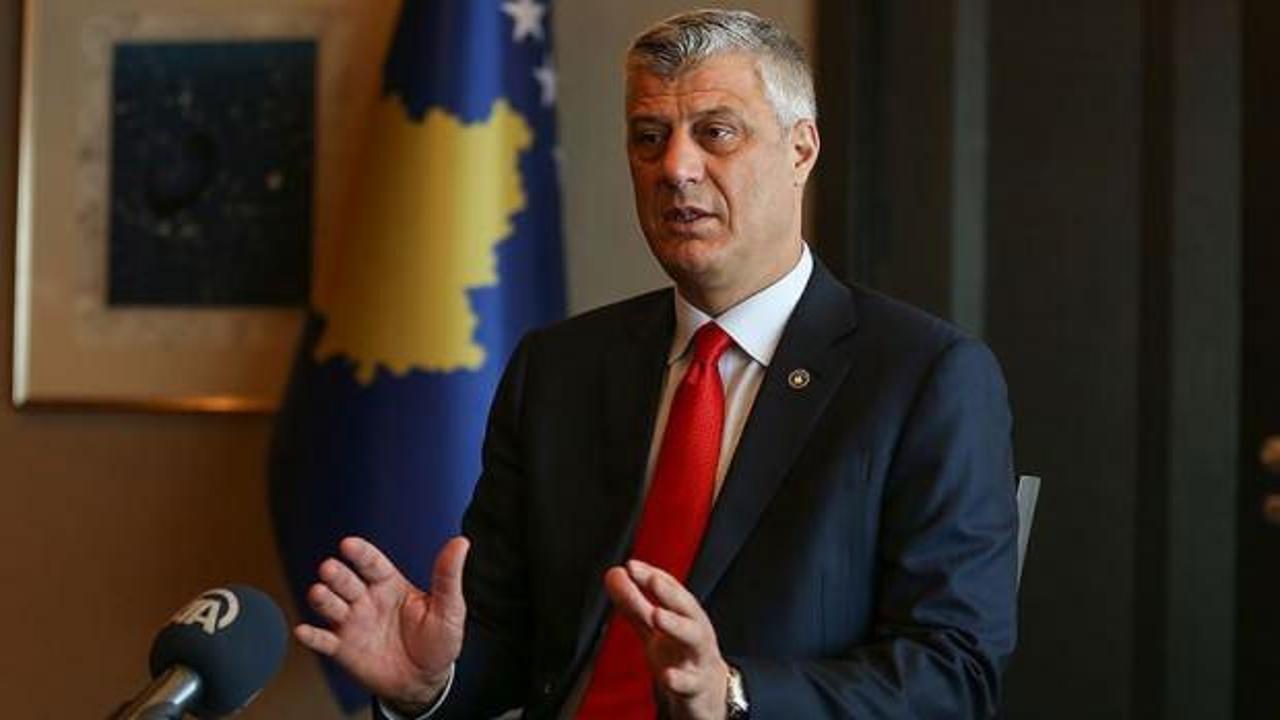 Kosova Cumhurbaşkanı Haşim Thaçi istifa etti!