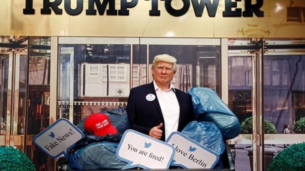 Madame Tussauds müzesi Trump heykelini çöpe attı