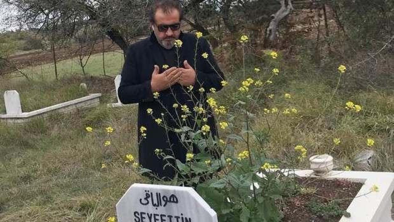 Mehmet Şef babasının mezarında! Babam 98 gün oldu ayrılalı