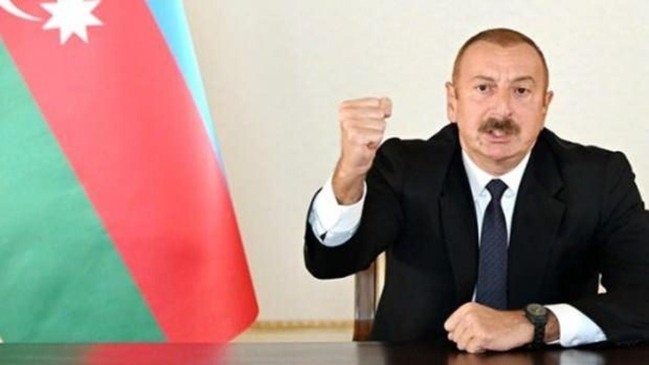 Aliyev duyrudu: 8 stratejik öneme sahip nokta kurtarıldı