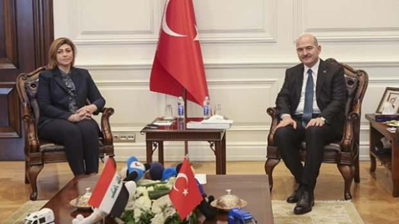 Bakan Soylu, Irak Göç ve Göçmenler Bakanı Cabro ile görüştü