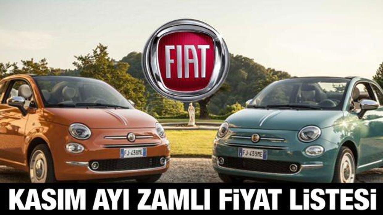 Fiat Kasım ayı zamlı yeni fiyat listesi: Sıfır Fiat Egea, Doblo, 500, Fiorino güncel fiyatları