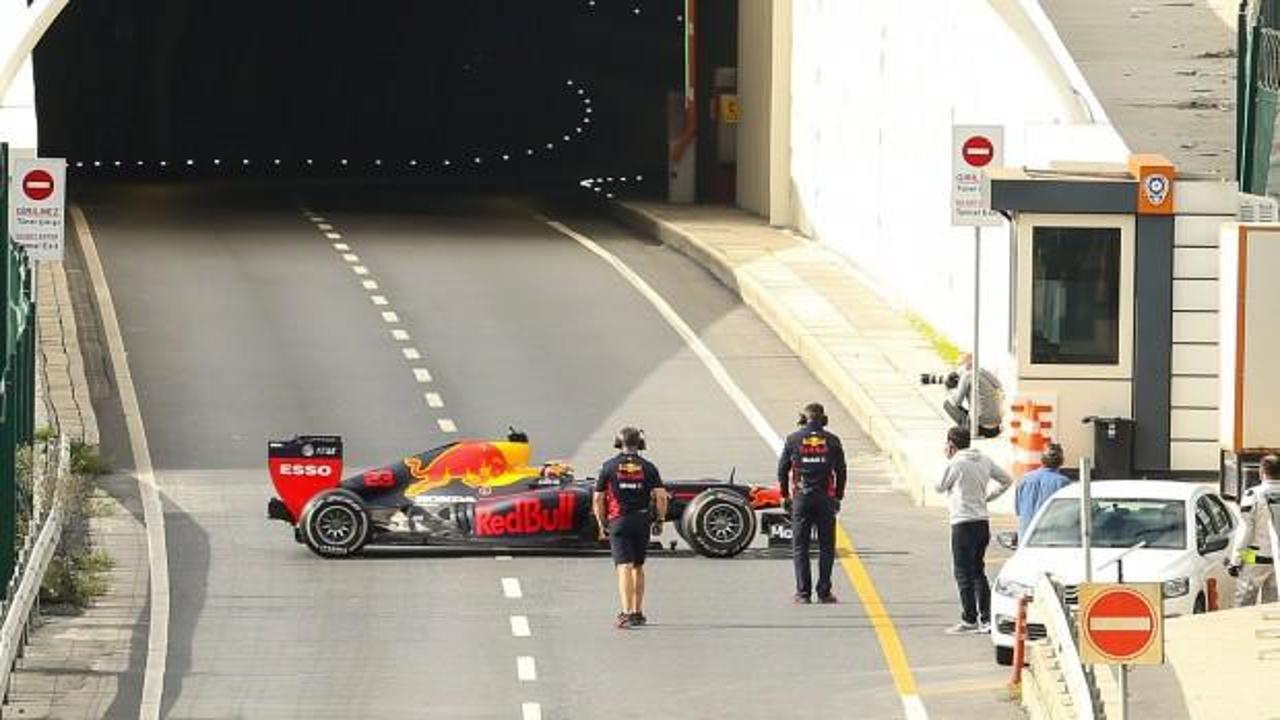 Formula 1 araçları Avrasya Tüneli'nde!