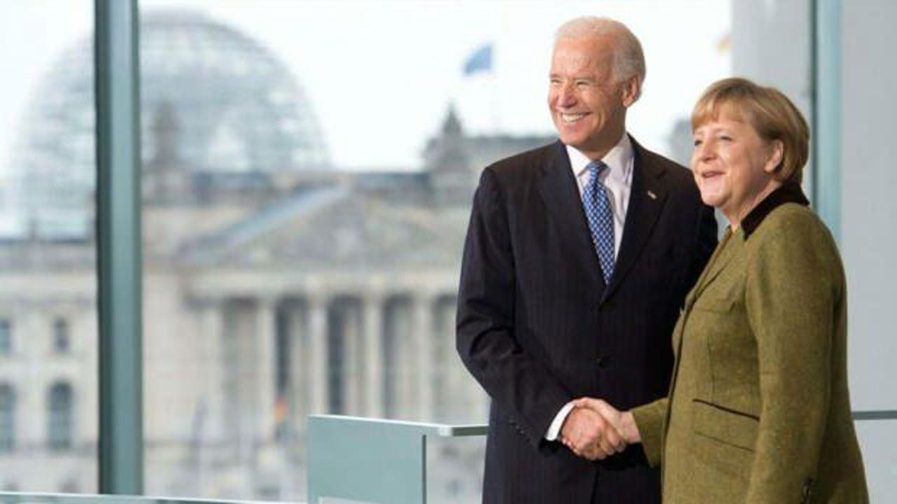 ABD Başkanı Biden ve Almanya Başbakanı Merkel telefonda görüştü
