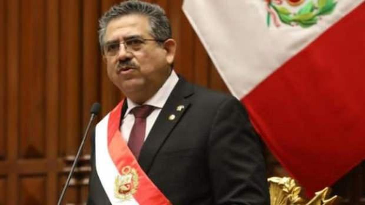 Peru'nun geçici Cumhurbaşkanı Merino istifa etti