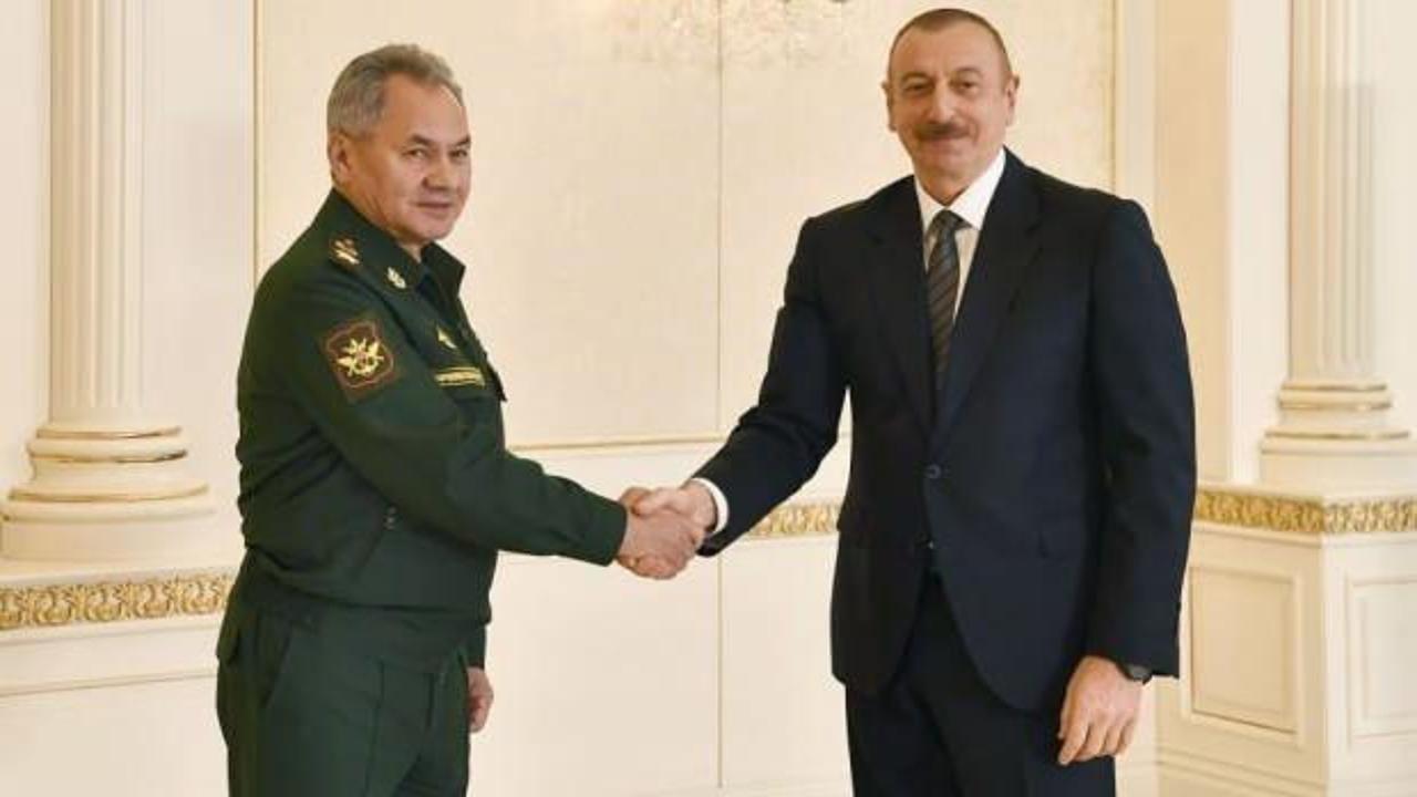 Aliyev, Şoygu'yu kabul etti