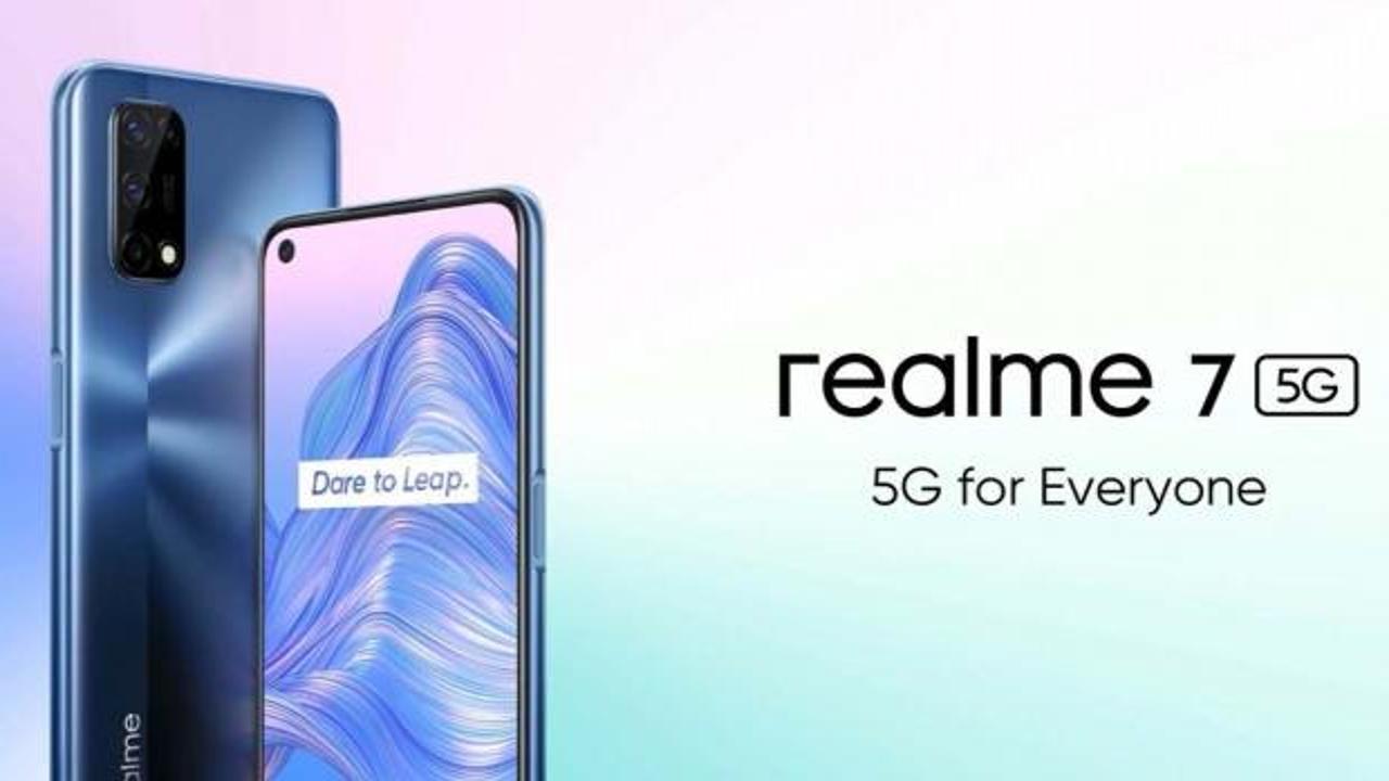 En uygun fiyatlı 5G destekli akıllı telefon: Realme 7 5G