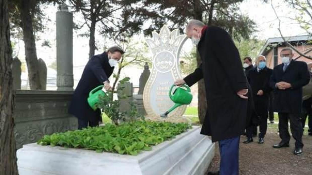 Erdoğan'dan Ahmet Keke&ccedil;'in kabrine ziyaret